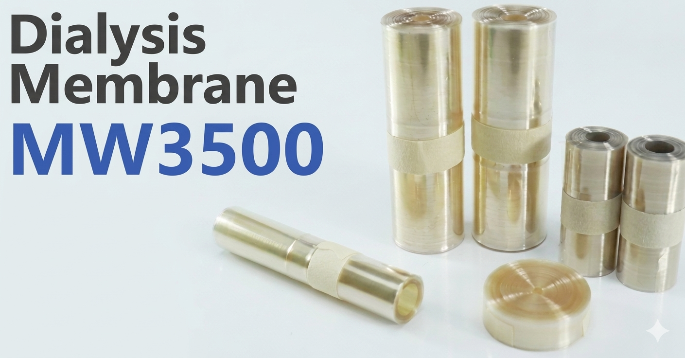 Dialysis Membrane, 33ft, MW cutoff 3500