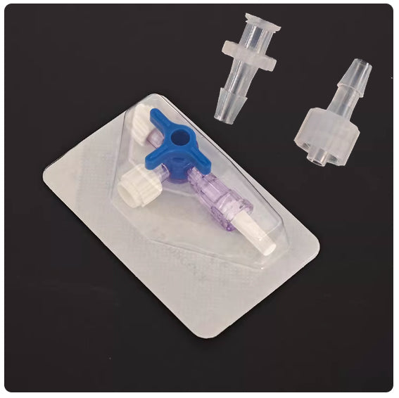 Luer Stopcocks 3-Way, with Luer Connecters, 50 pieces