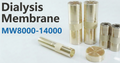 Dialysis Membrane, 33ft, MW cutoff 8000-14000