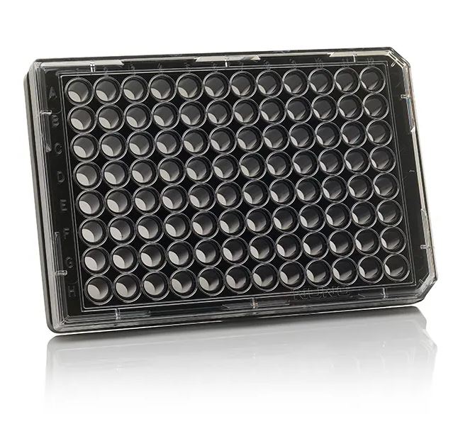 Labselect 96-Well Optical-Bottom Microplate, black, TC surface, 48 pieces